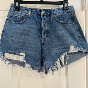 Denim Blue Distressed Women's Shorts size 4